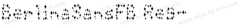 BerlinaSansFB Reg字体转换